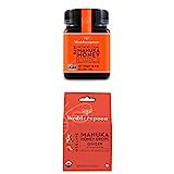 Bundle - Wedderspoon Raw Premium Manuka Honey KFactor 16 (35.2 Oz) and Manuka Honey Drops Ginger & E | Amazon (US)