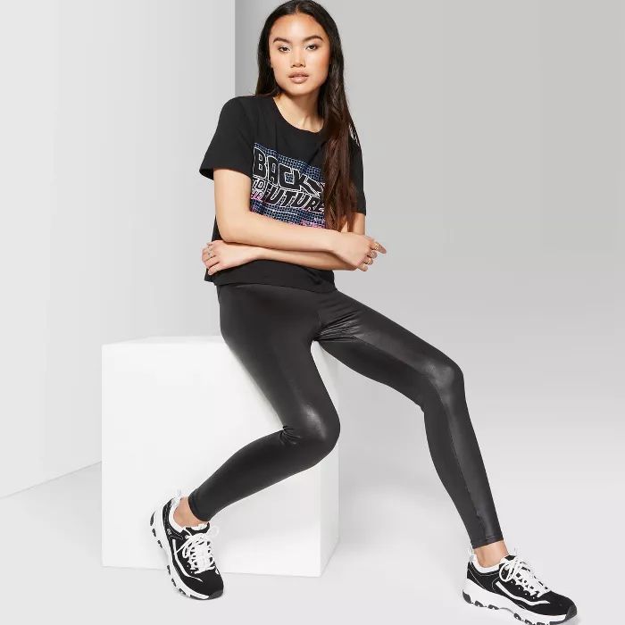 Women's High-Rise Liquid Leggings - Wild Fable™ (Regular & Plus) Black | Target