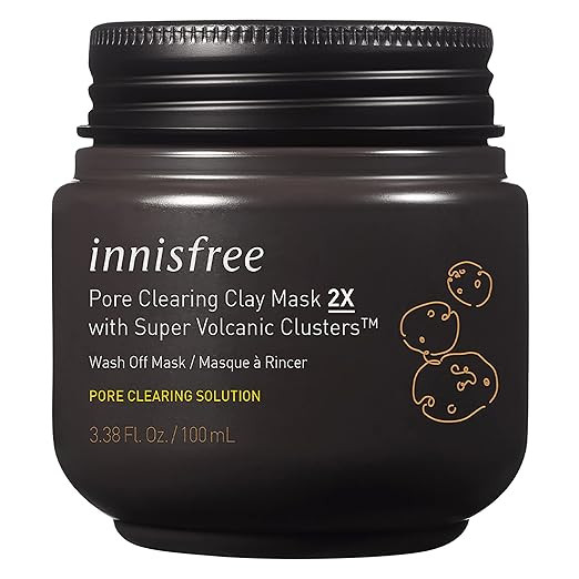 innisfree Pore Clearing Clay Masks with Volcanic Cluster | Amazon (US)