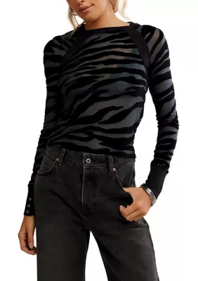 Free People Women's We The Free So Lush Layering Top, Black, XL | Belk