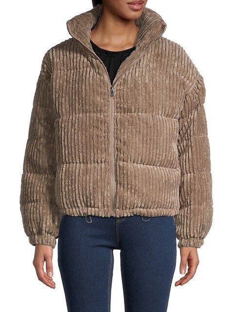 Corduroy Puffer Jacket | Saks Fifth Avenue OFF 5TH (Pmt risk)