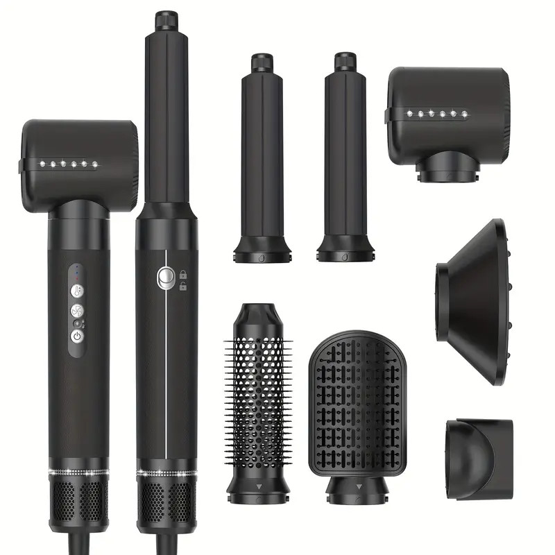 Hot Air Hair Blow Dryer Brush 7-in-1 Hot Air Brush Styler Dryer And Volumizer With Negative Ion A... | Temu Affiliate Program