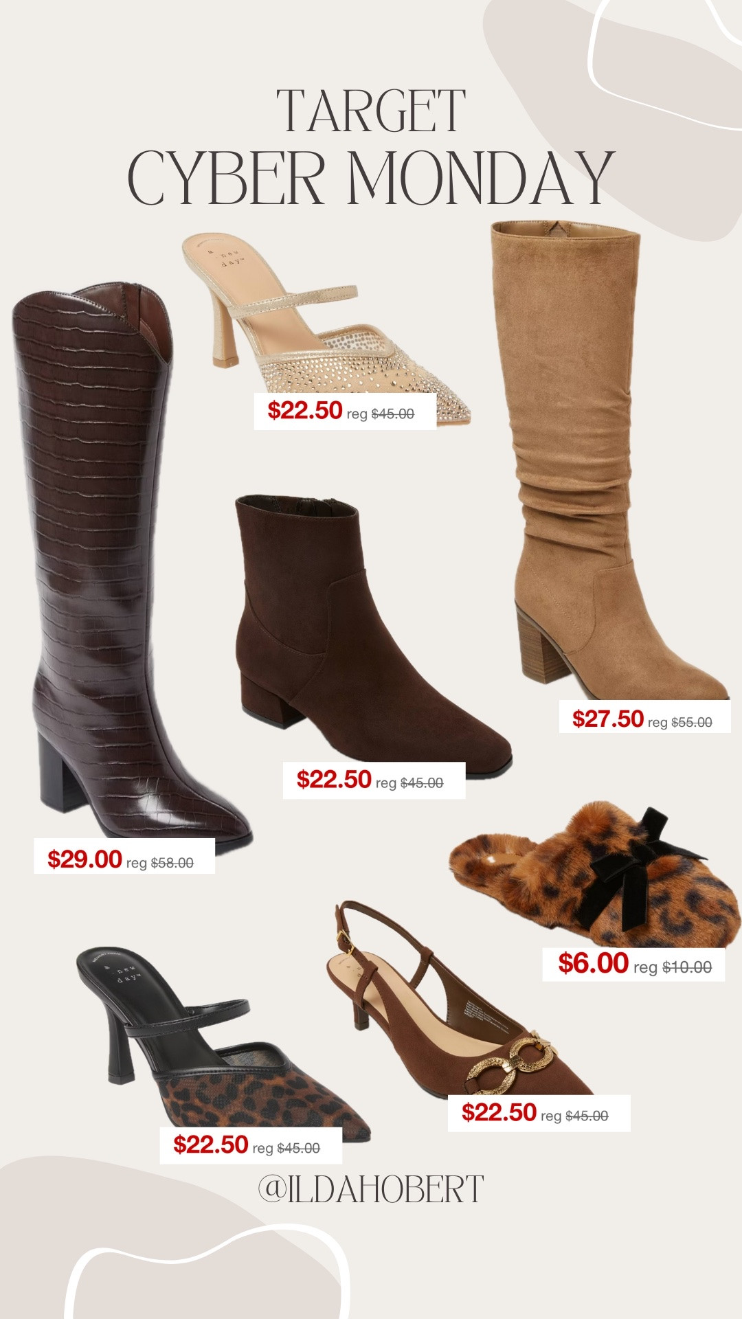 Target Cyber Monday Deals — up to 50% off shoes!



#LTKHoliday #LTKSaleAlert #LTKCyberWeek