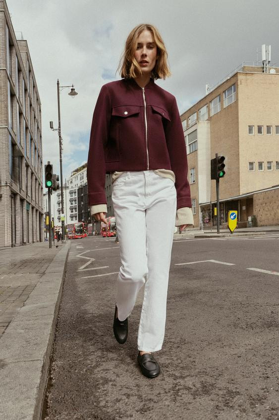 LEATHER PENNY LOAFERS | Zara AU