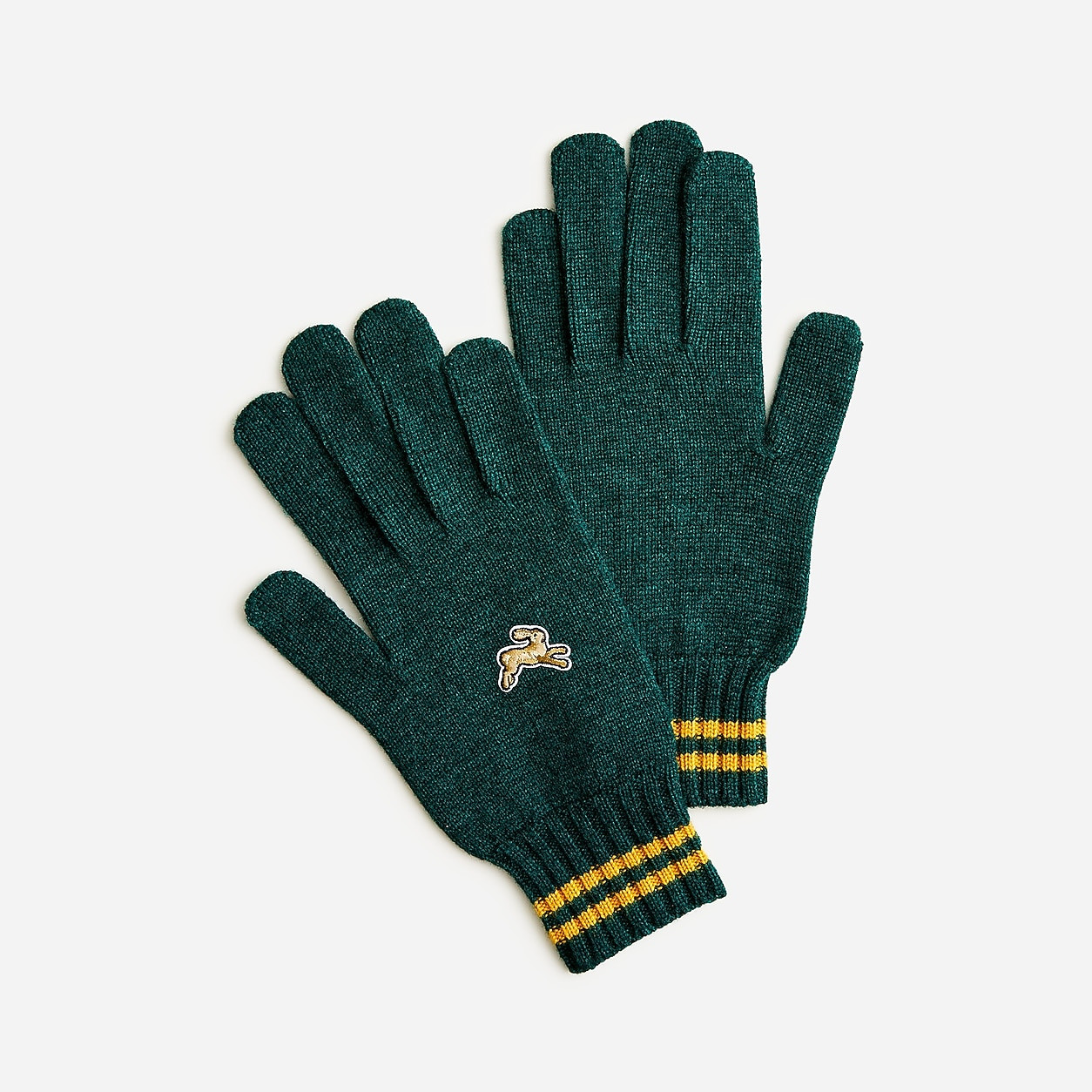 Tracksmith® X J.Crew Harrier merino wool gloves | J. Crew US