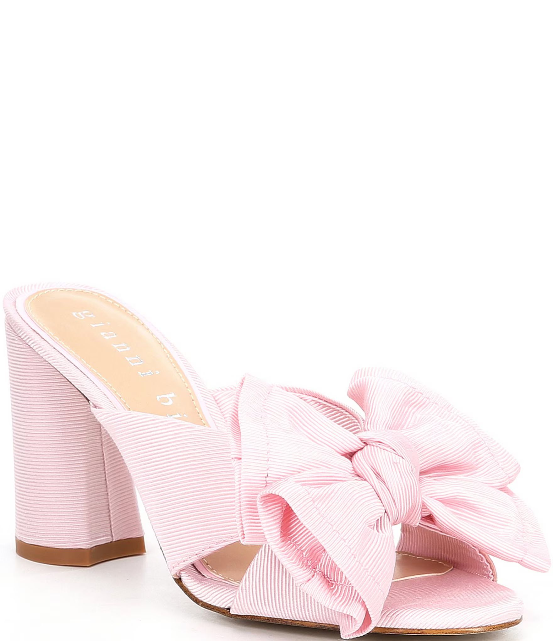 Keily Bow Detail Block Heel Mules | Dillards