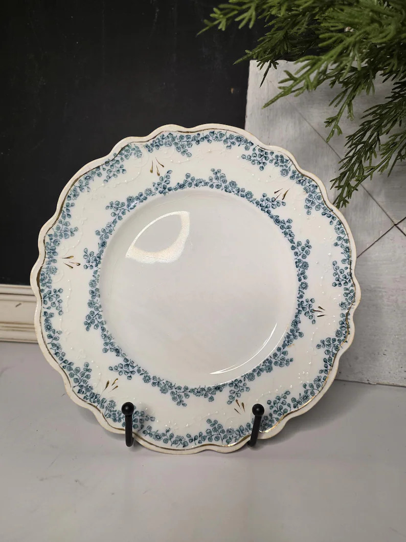 Vintage William Grindley Aldine Green Bread Plate - Etsy | Etsy (Global)