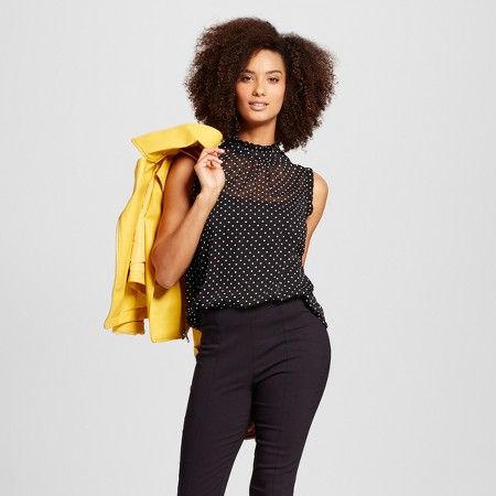 Women's Ruffle Trim Shell - Who What Wear™ | Target