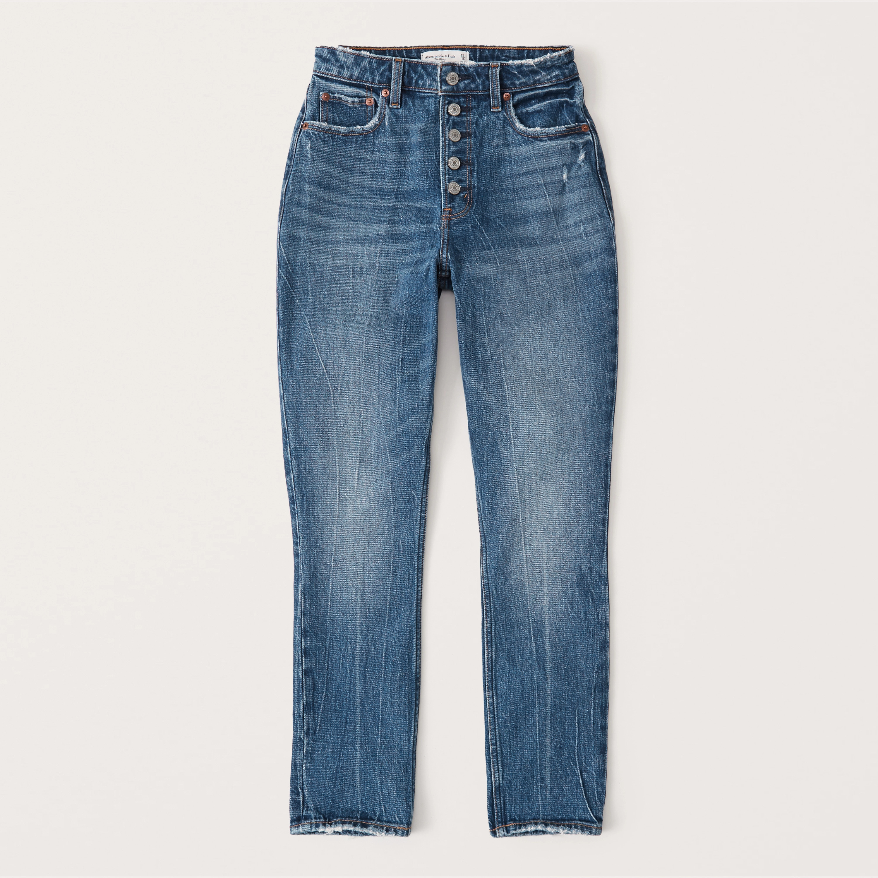 Curve Love High Rise Skinny Jeans | Abercrombie & Fitch (US)