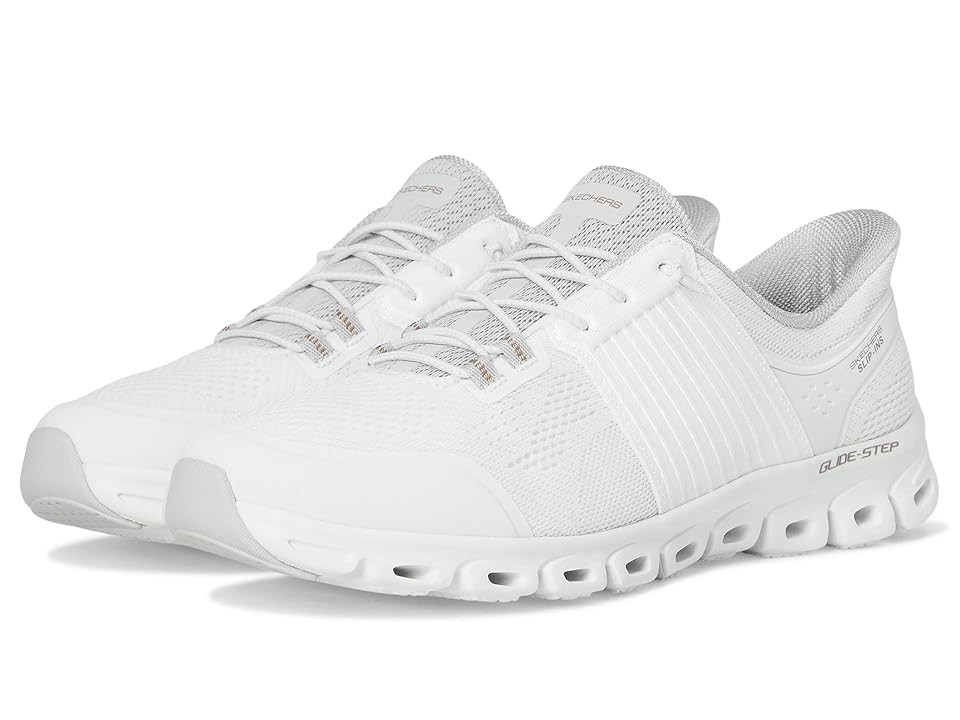 SKECHERS Stargaze Hands Free Slip-ins Women's Shoes White/Grey : 11 B - Medium, Textile | Zappos