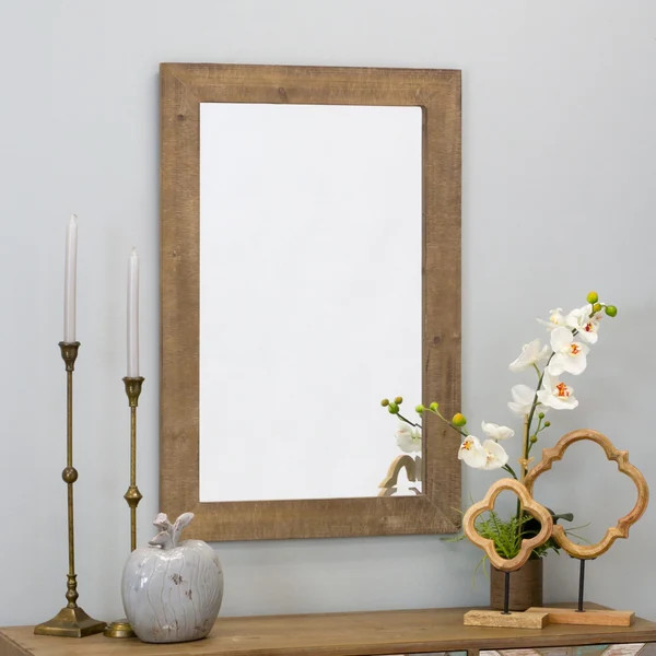 Morris Wall Mirror - Nutmeg 36 x 24 - 36"h x 24"w x 1"d | Bed Bath & Beyond