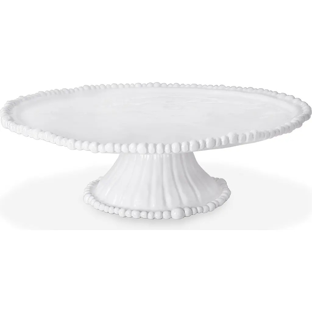 BEATRIZ BALL Collection Vida Alegria Pedestal Cake Plate in White at Nordstrom | Nordstrom