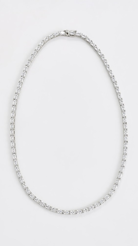 SHASHI Oval Tennis Necklace | Shopbop | Shopbop