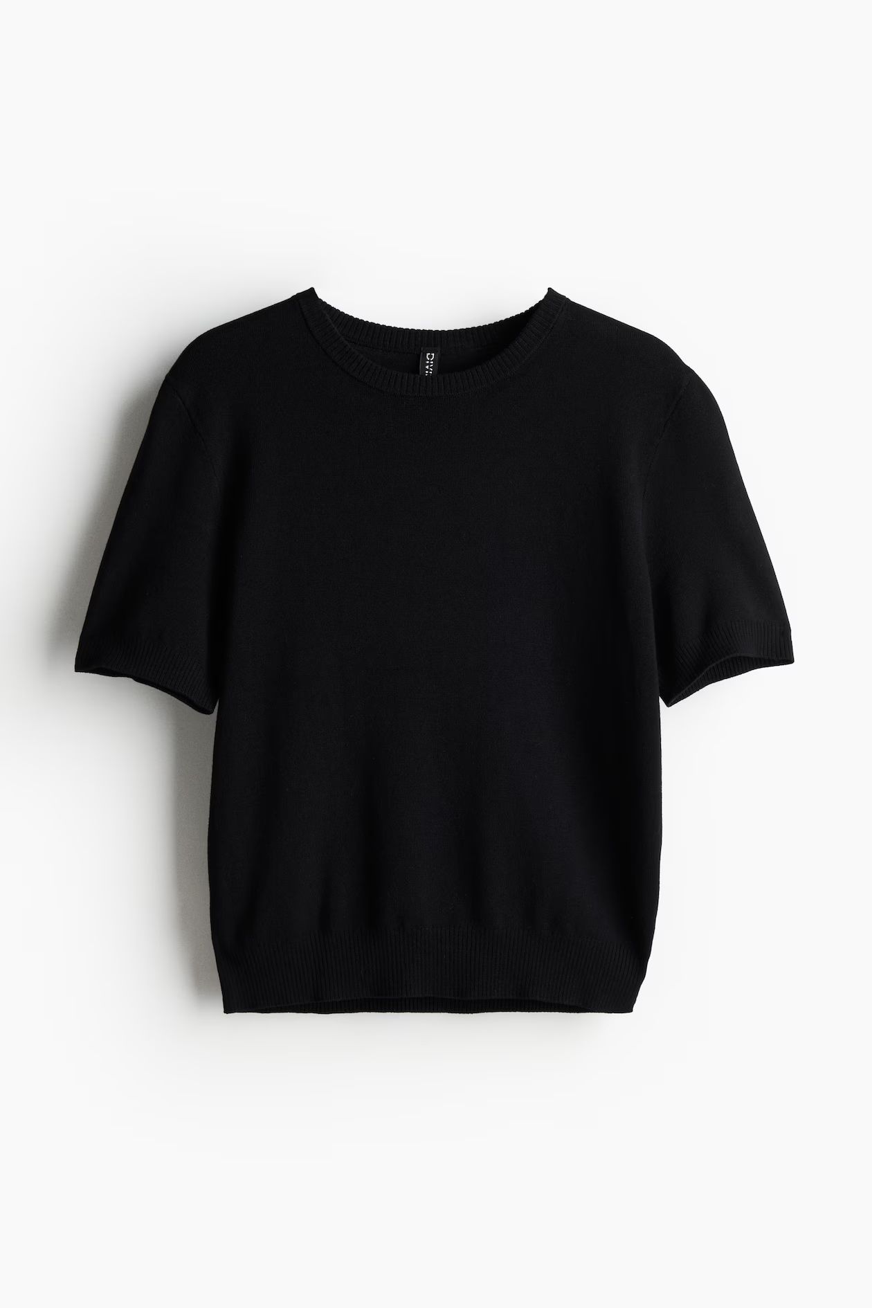 Fine-knit T-shirt | H&M (UK, MY, IN, SG, PH, TW, HK)