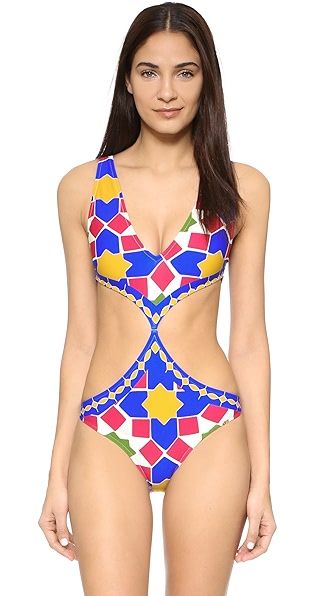 Localizado Marselia Cutout Maillot | Shopbop