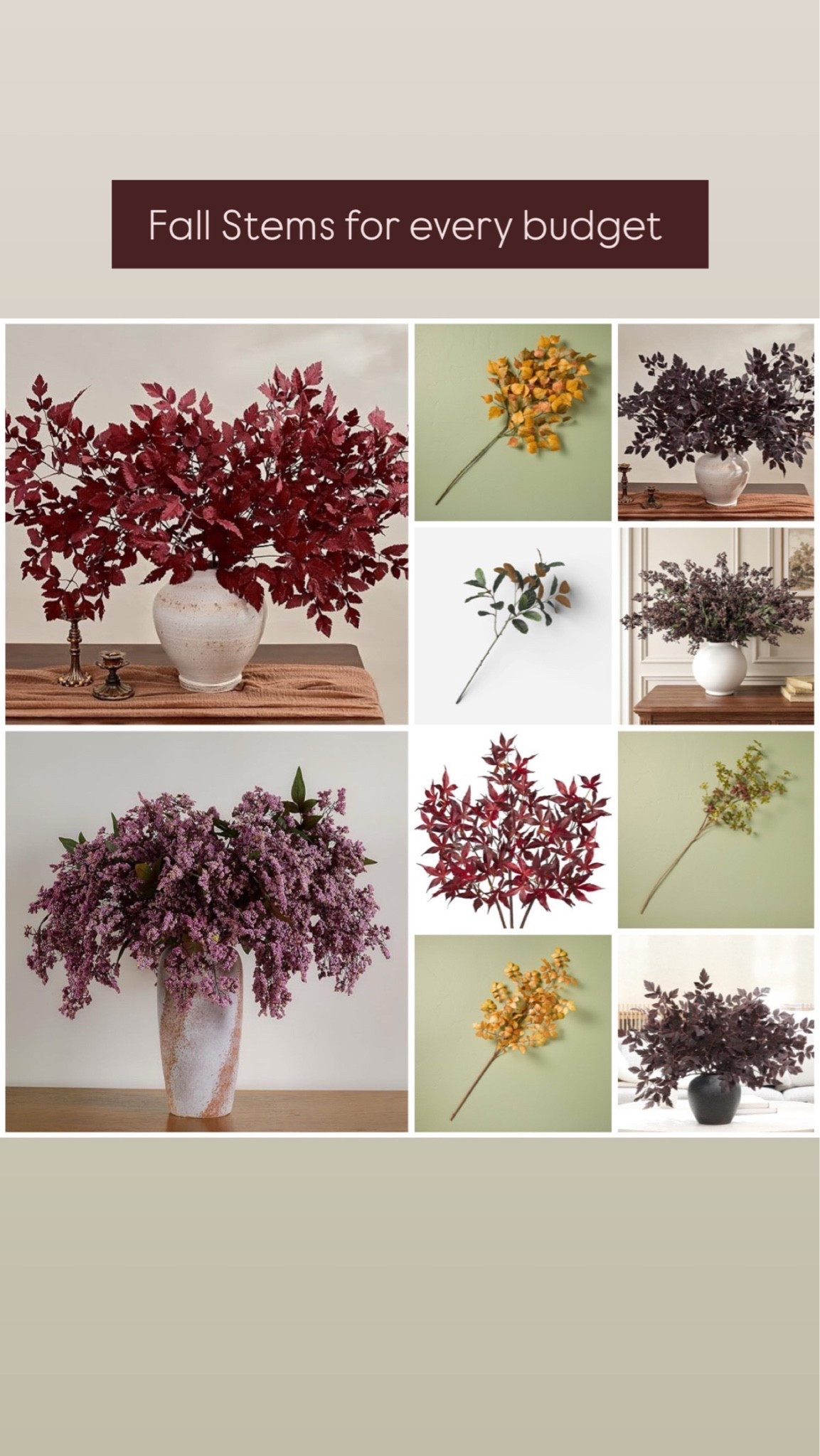 If you are looking for beautiful Fall stems to add to your decor I’ve linked several that I love! All colors and price points!

#LTKSaleAlert #LTKHome #LTKSeasonal