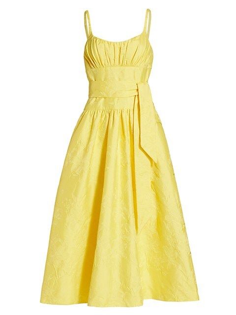Floral Jacquard A-Line Dress | Saks Fifth Avenue