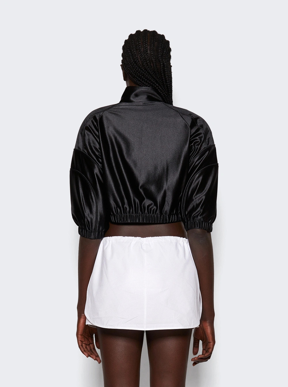 Cropped Track Jacket Black | The Webster