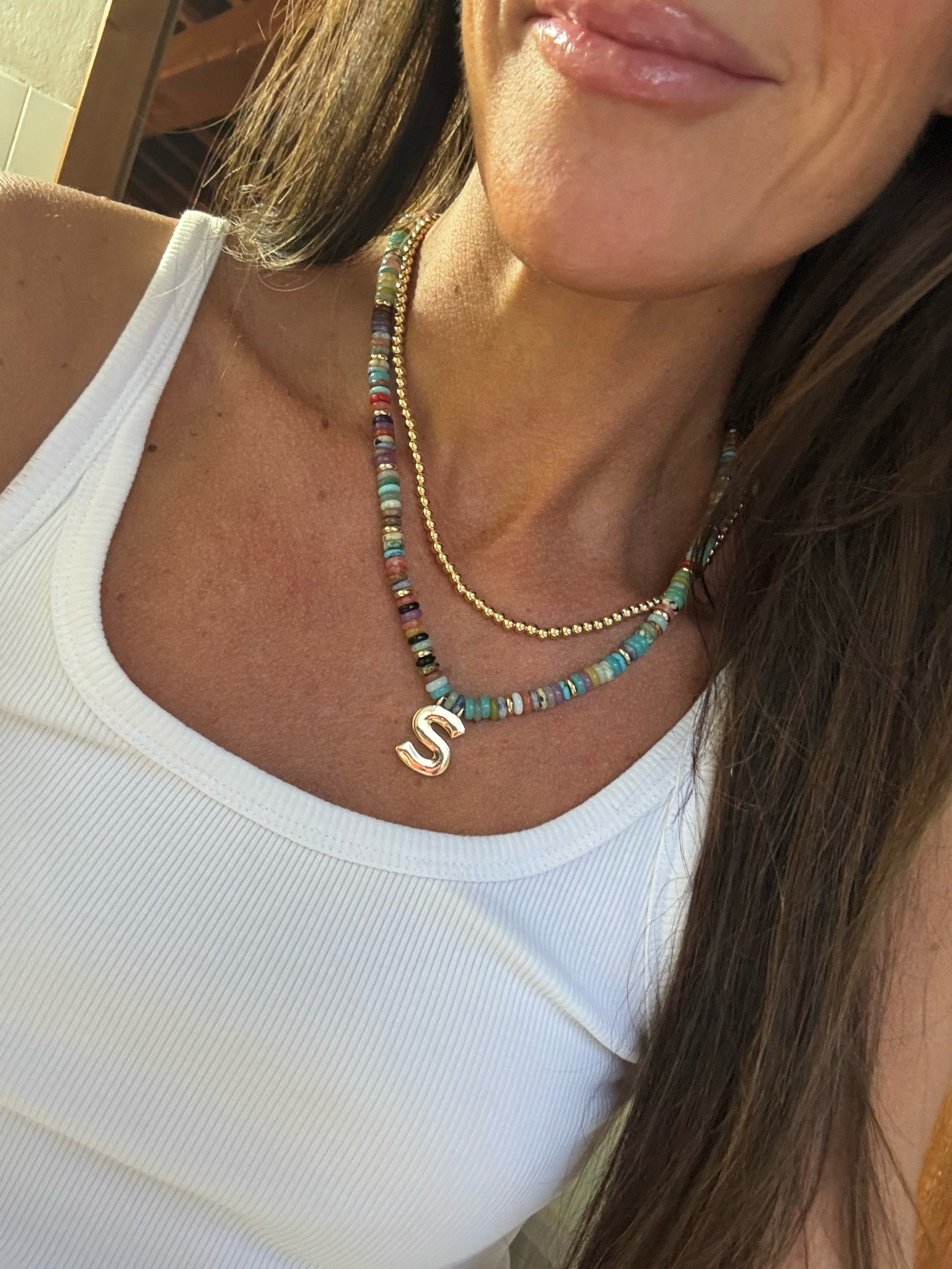 Fun necklace stack I’ve been wearing lately! & my tank is the bra free one from Abercrombie… such a good staple

#LTKU #LTKootd