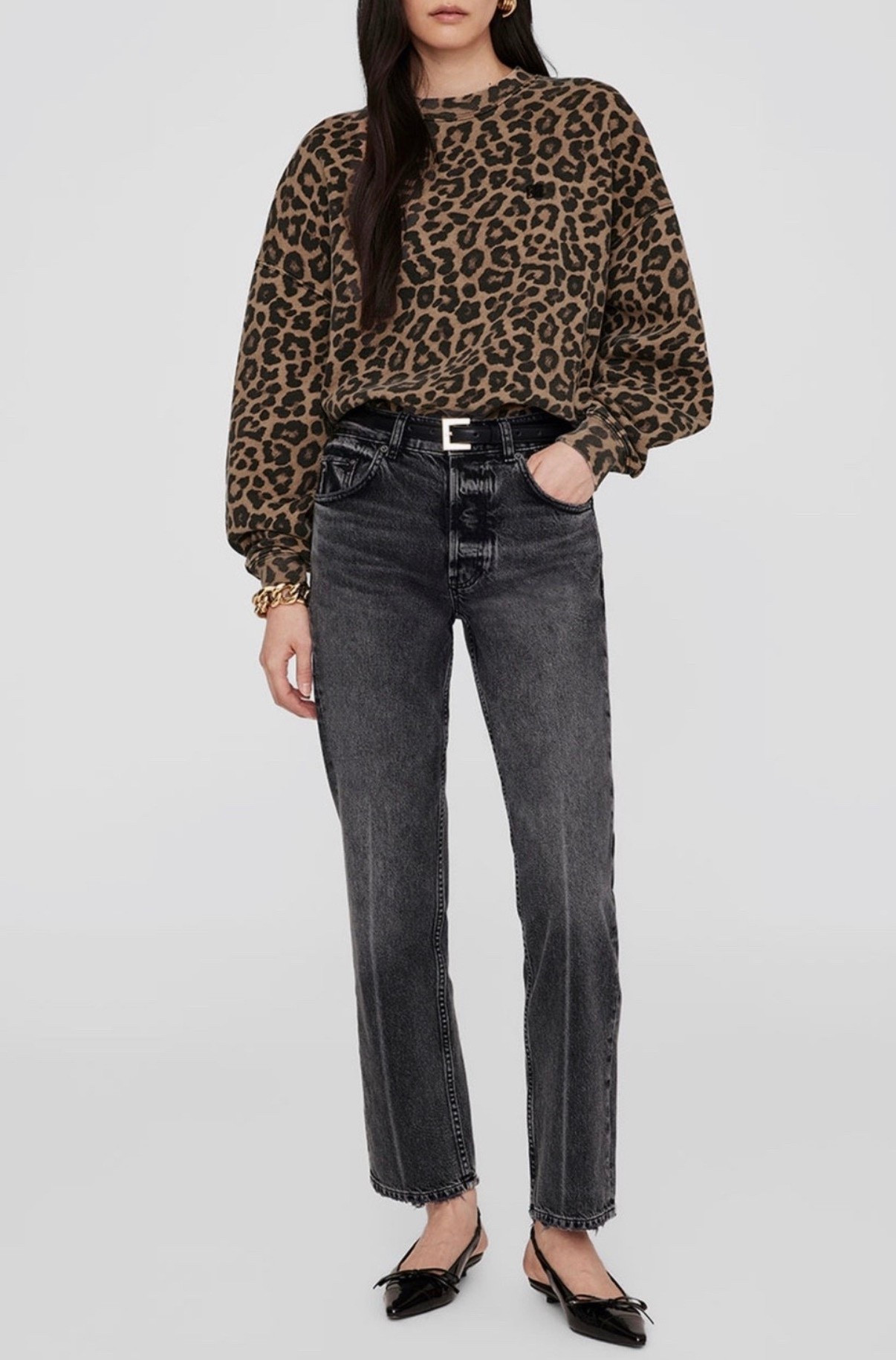 Leopard sweatshirt
Sweatshirt 
Anine Bing Jeans 
#LTKStyleTip #LTKGiftGuide