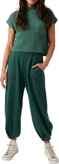 free-est Freya Short Sleeve Sweater & Pull-On Pants Set | Nordstrom