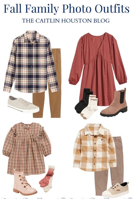 Fall Family Photo Outfits - plaid shirts and dresses for matching family outfits.  

#LTKSeasonal #LTKfamily