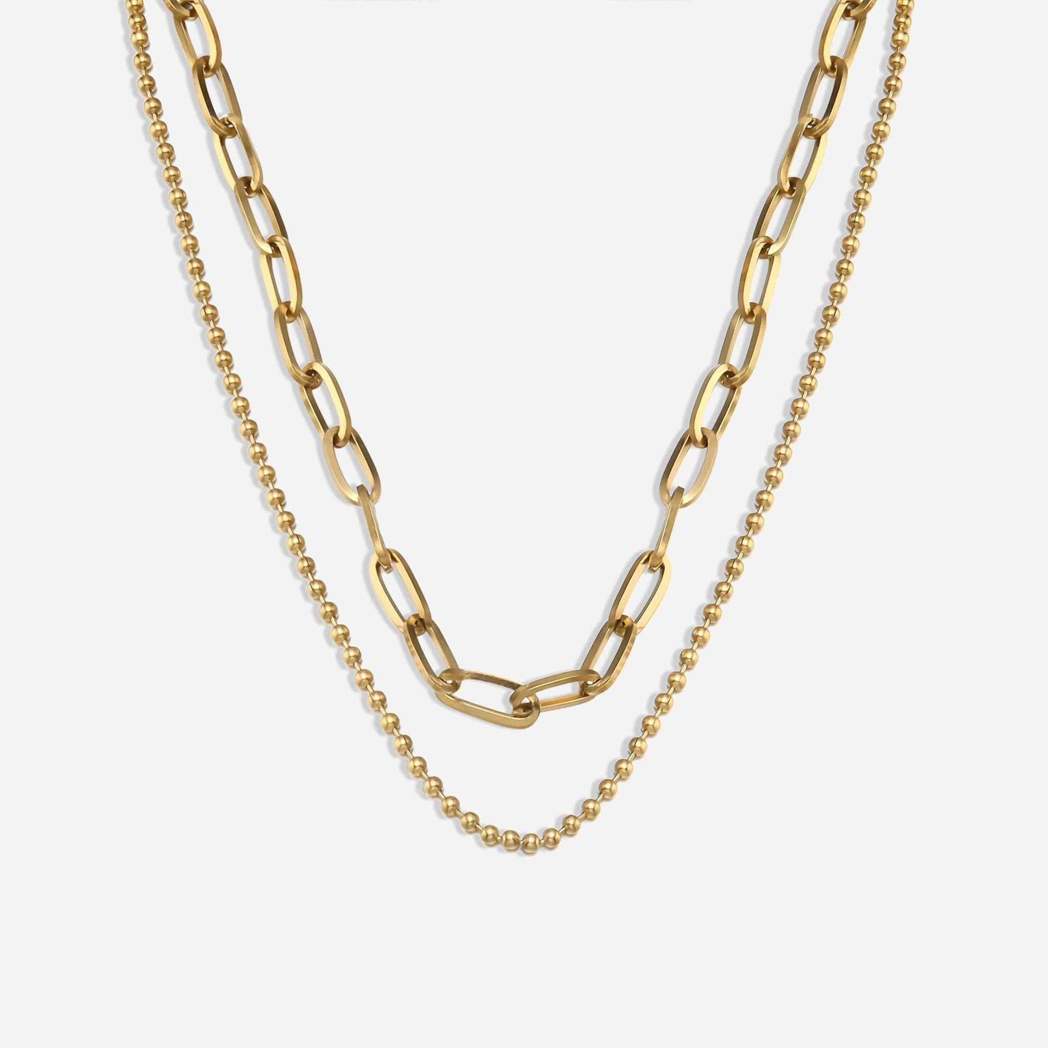 Peyton Layered Necklace | Victoria Emerson