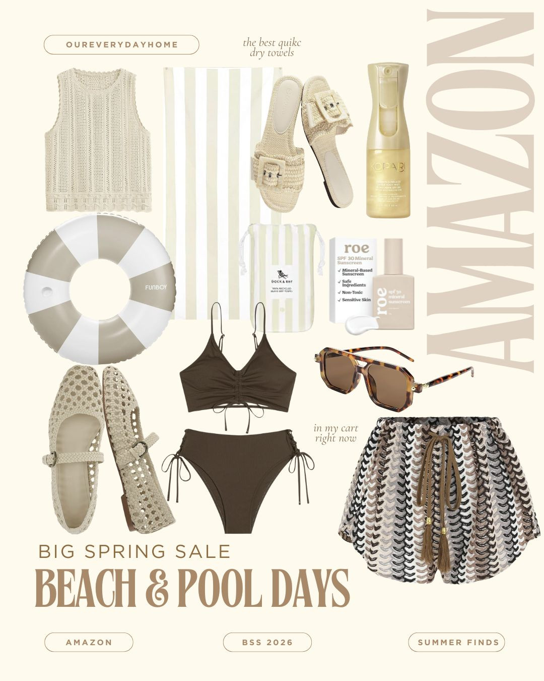 Beach and pool ready with the big spring sale! 

 #LTKOver40 #LTKSaleAlert #LTKTravel