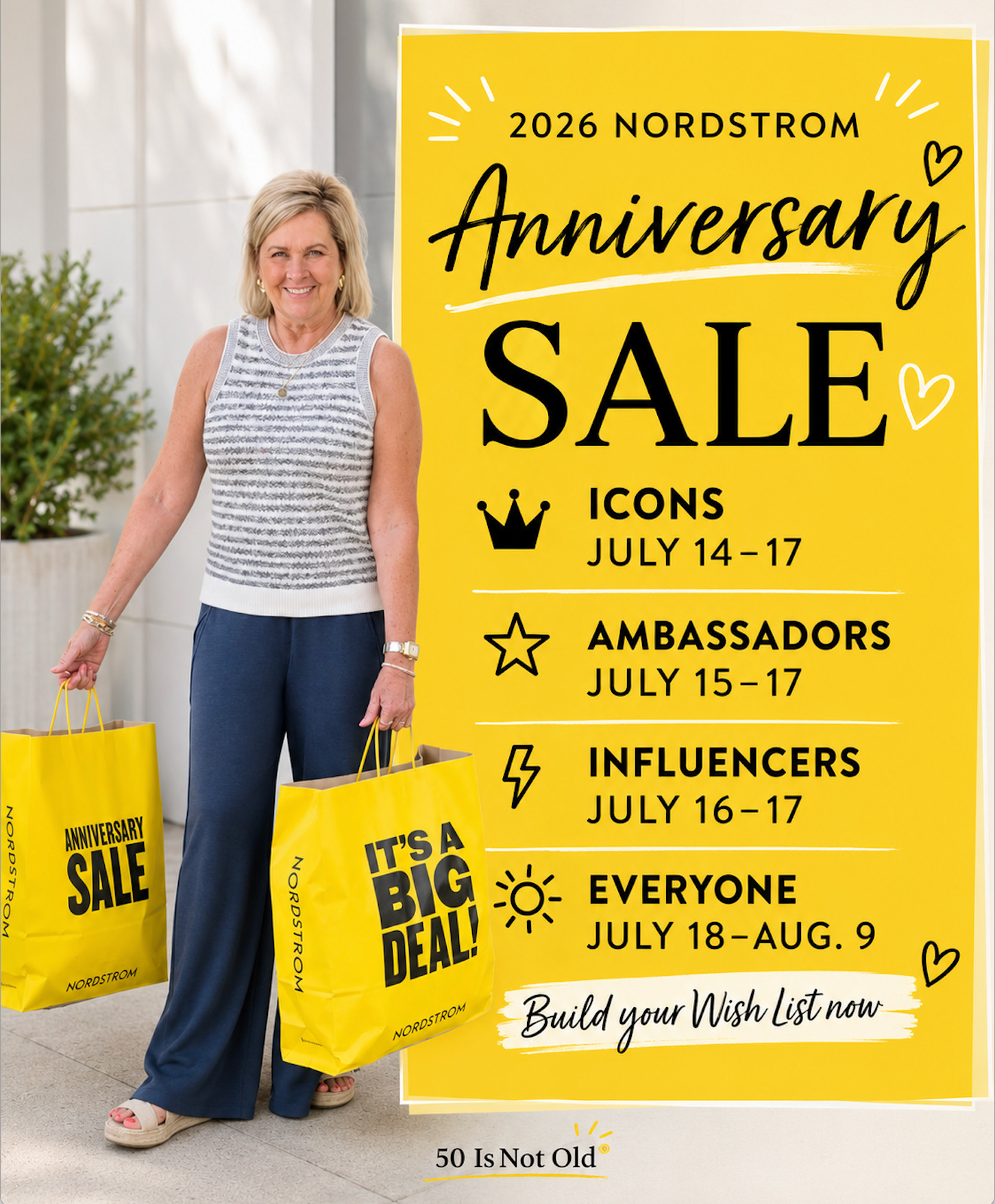 The Nordstrom Anniversary Sale is almost here, and now is the time to start planning! This is Nordstrom’s biggest sale of the year, with brand-new fall fashion, shoes, beauty, home finds, and everyday staples marked down for a limited time.

Start building your Wish List now, and create a separate list for your true MUST-HAVES. When your access opens, grab those items first and check out before going back for anything else. Popular pieces and sizes can disappear quickly, and leaving something in your cart doesn’t mean it is safely yours. Ask me how I learned that lesson. Lol!
@nordstrom #ad 

 