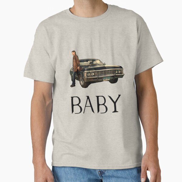 "Dean's Baby - Impala, Supernatural" Classic T-Shirt for Sale by millwhy | Redbubble (US)