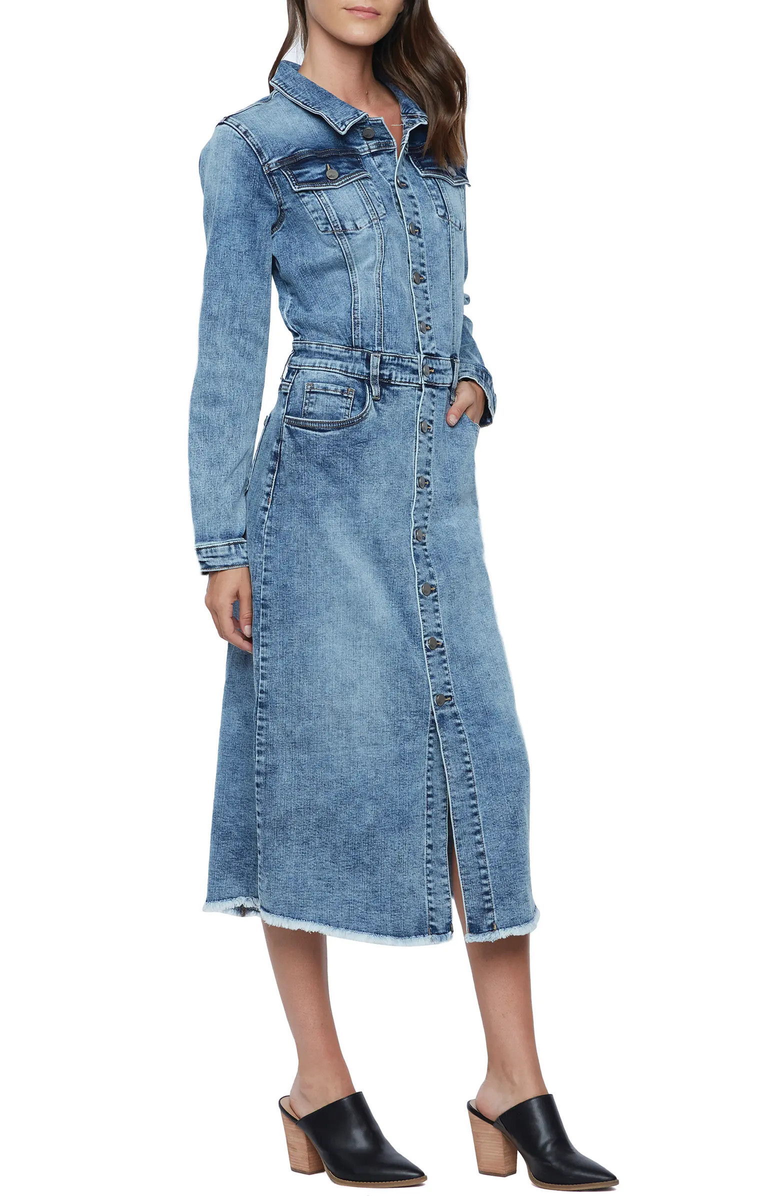 Piece Dyed Denim Dress | Nordstrom