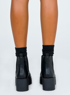 Lipstik Eamon Boots Black | Princess Polly US