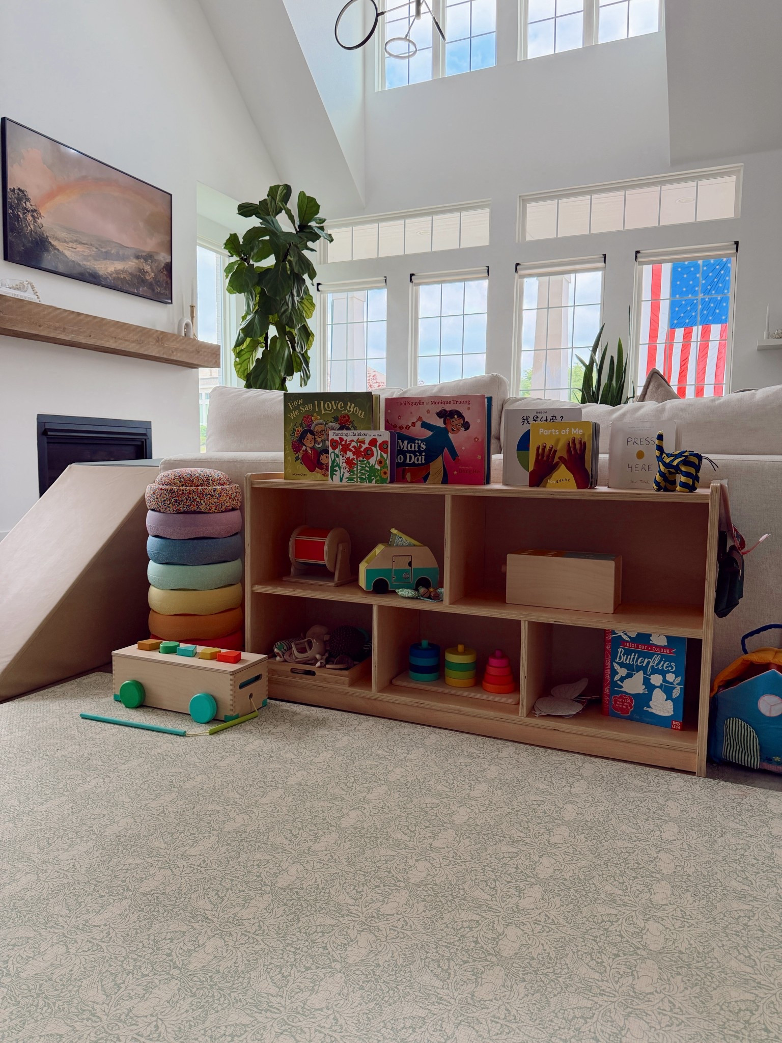 Montessori toy shelf we have used for nearly three years and love. Great quality, sturdy and easy to care for. Perfect for keeping a few toys out at a toddler’s eye level to encourage independent play  

#LTKHome #LTKmomlife #LTKKids