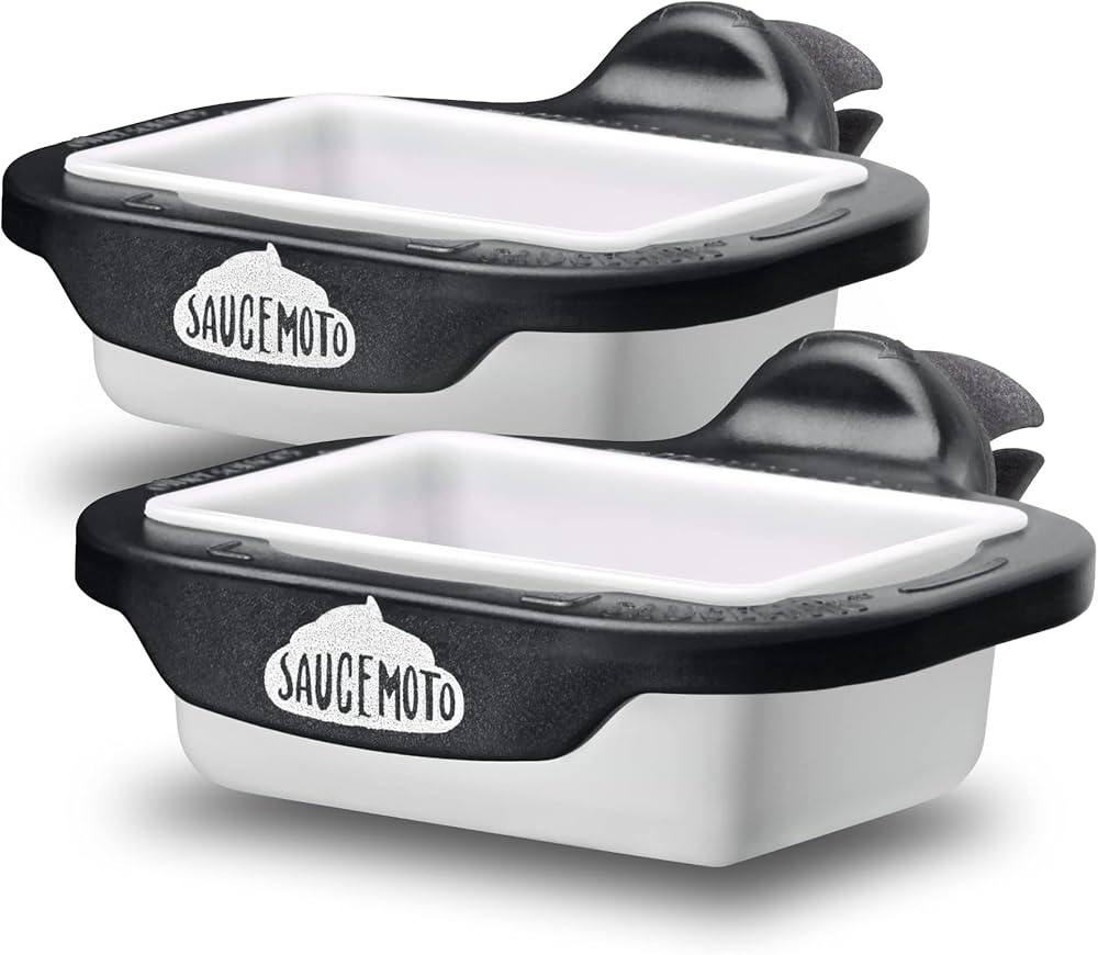 Saucemoto Dip Clip | An in-car sauce holder for ketchup and dipping sauces. As seen on Shark Tank... | Amazon (US)