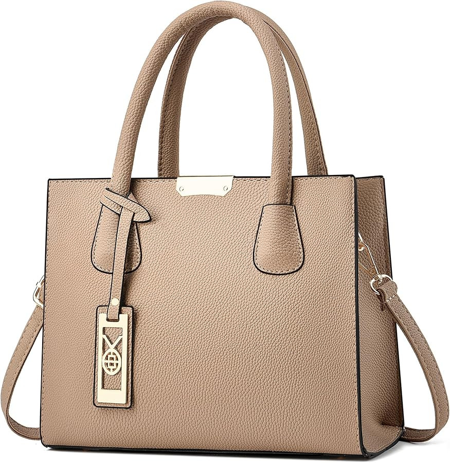 Crossbody Purses and Handbags for Women PU Leather Tote Shoulder Bags Top Handle Satchel | Amazon (US)