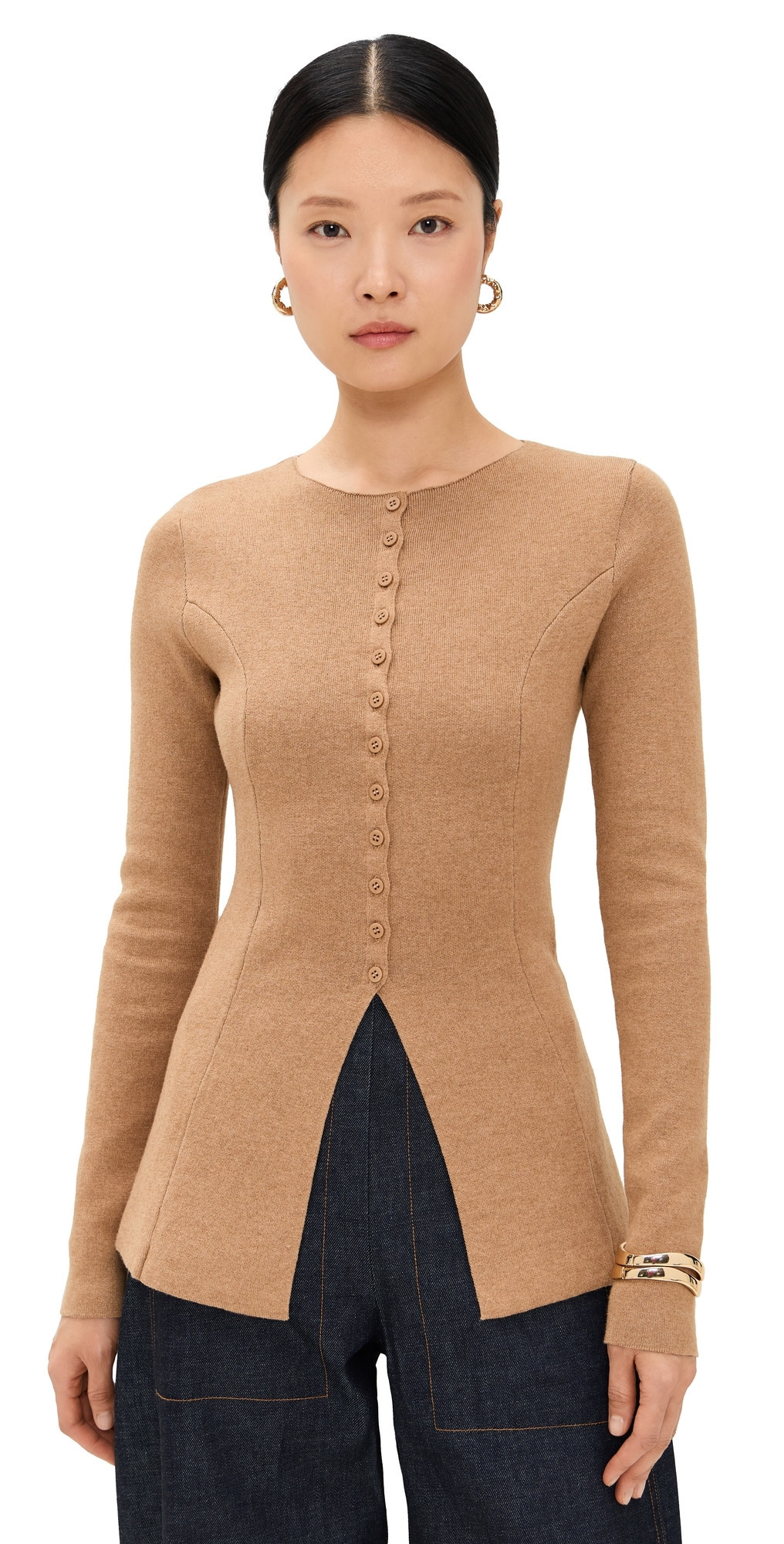 ALIGNE Daphne Knit Sweater Camel 0 | Shopbop