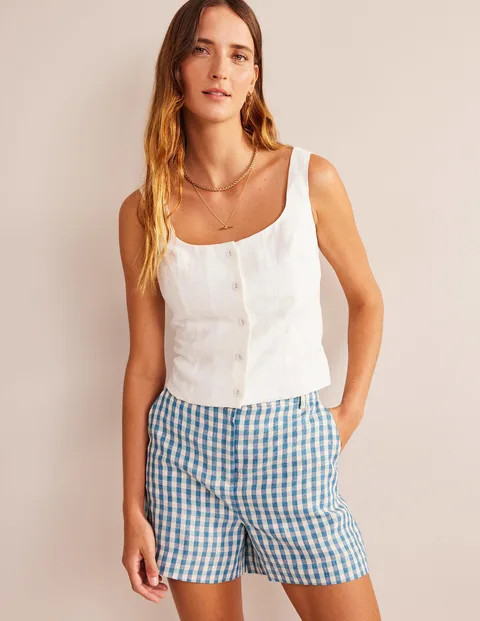 Tailored Linen Shorts | Boden (UK & IE)