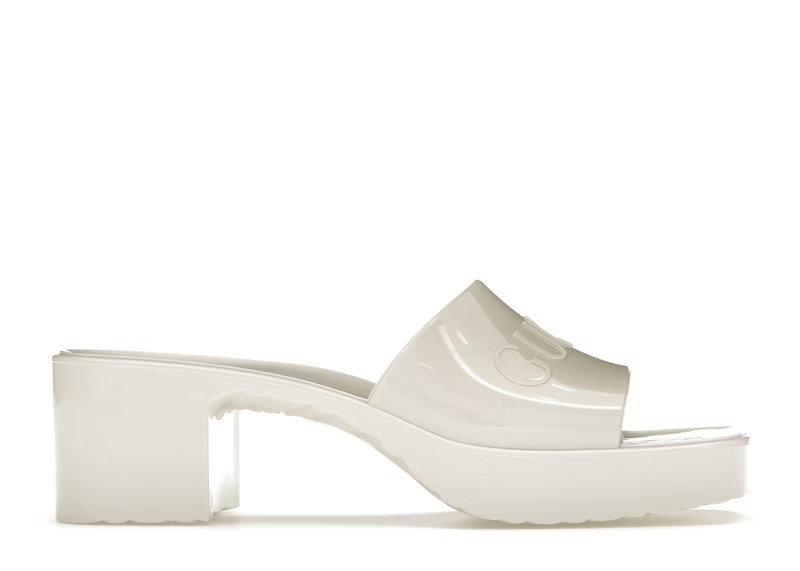 Women's Gucci 60mm Slide Sandal Rubber Sneakers in White | StockX
