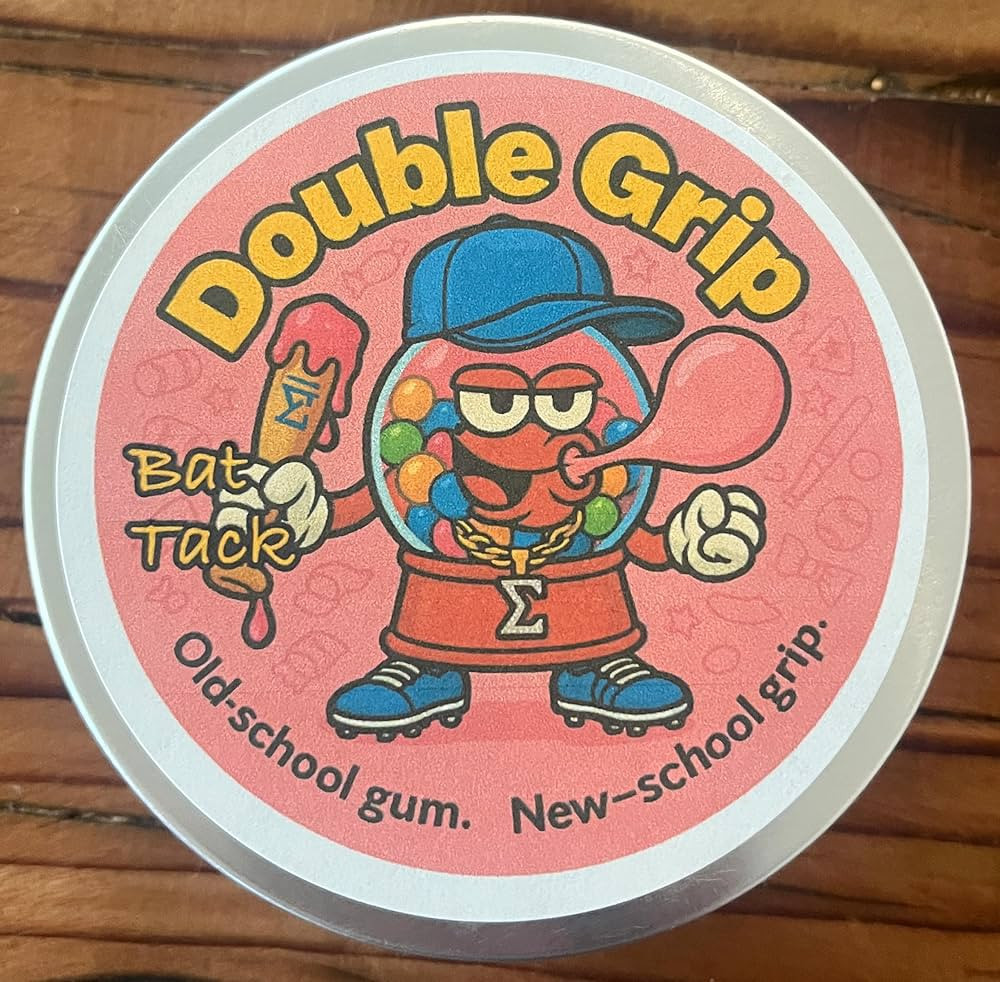 Double Grip Baseball Bat Tack, Bubble Gum Scented, Sticky Pine Tar Alternative - Made in USA | Amazon (US)