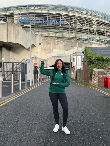 An athleisure look whilst in Dublin supporting Irish sports team. ☘️💚

#LTKeurope #LTKfitness #LTKtravel