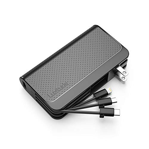 myCharge Portable Charger for iPhone - Hub 10050mAh Wall Plug & Built in Cables (Lightning, Type ... | Amazon (US)