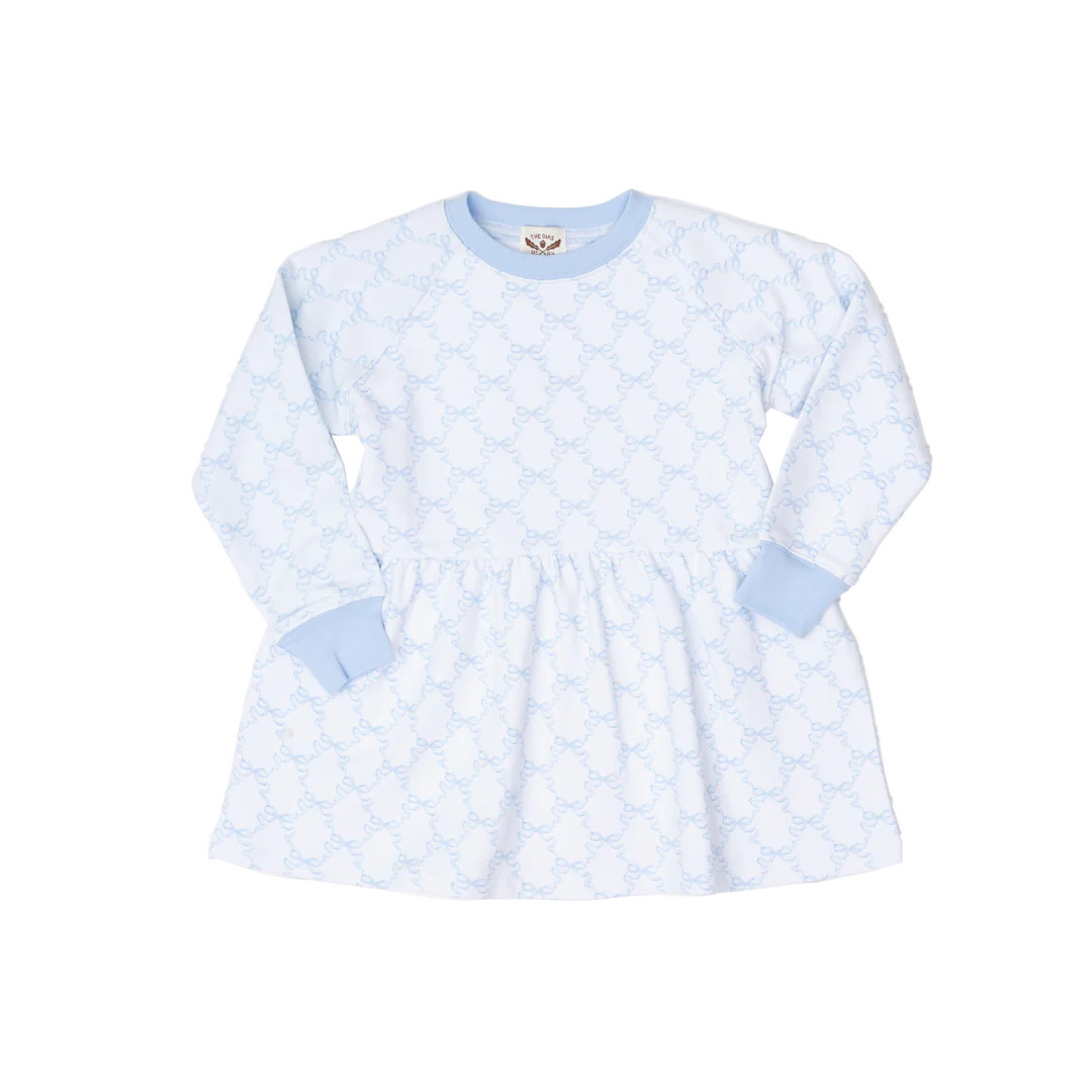 Vintage Bow Sweatshirt Dress | The Oaks Apparel Company