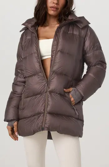 Water Resitant Long Down Jacket | Nordstrom