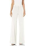 HALSTON Women's Crepe Suiting Pant, Linen White, 8 | Amazon (US)