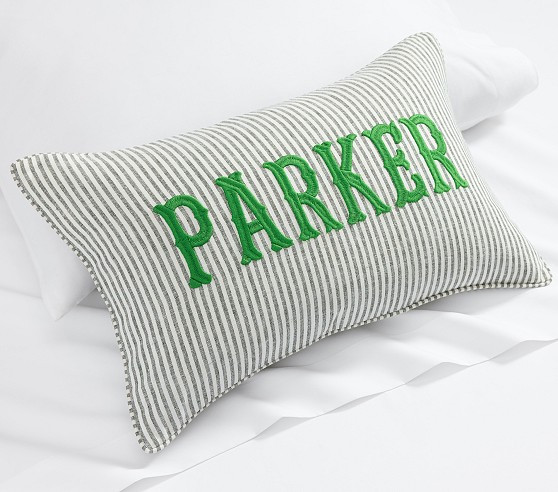 Monogram Name Pillow Cover | Pottery Barn Kids