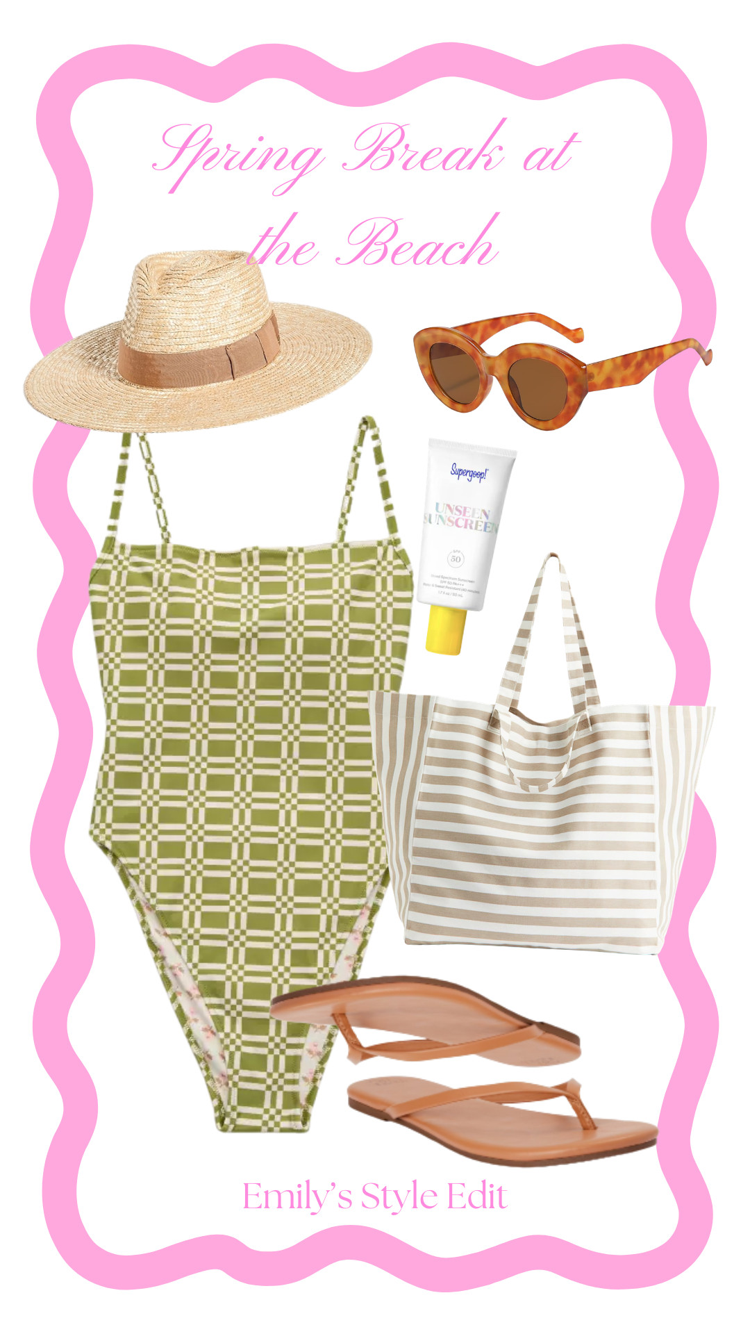 Spring Breaking at the beach!!  

 #LTKSwim