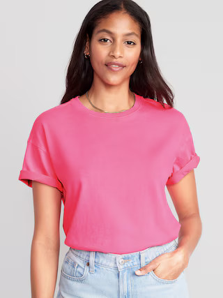 Vintage Crew-Neck T-Shirt for Women | Old Navy (US)
