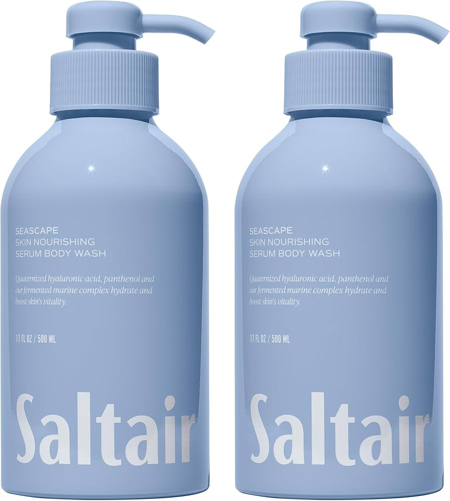 Saltair Body Wash, Seascape 2-Pack. Moisturizing Body Cleanser with Monoi Oil and Cupuacu Butter.... | Amazon (US)