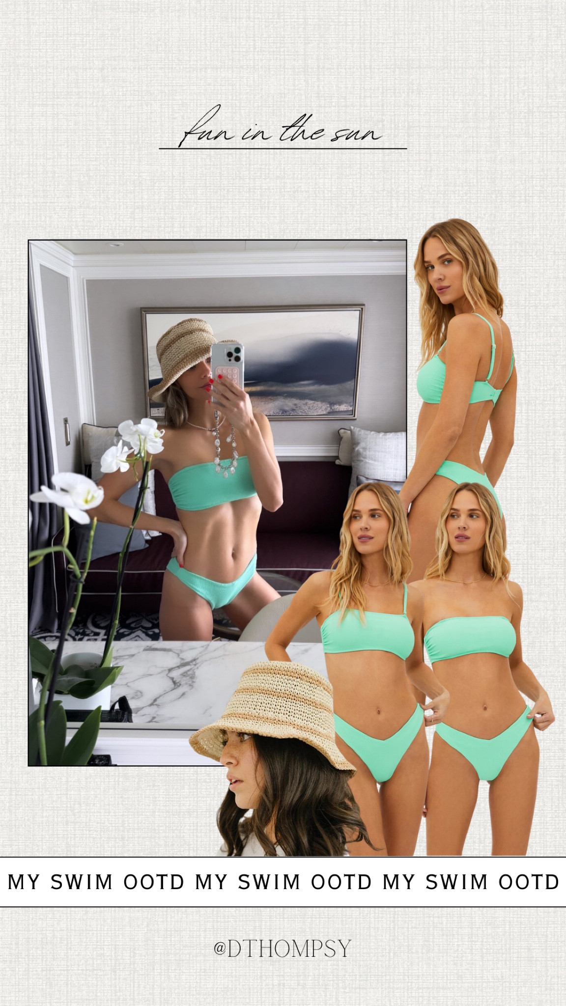 OOTD

swimsuit. beach riot. beach. pool. bikini. swim. summer. spring. hat. cruise.

#LTKSeasonal #LTKstyletip #LTKfindsunder100