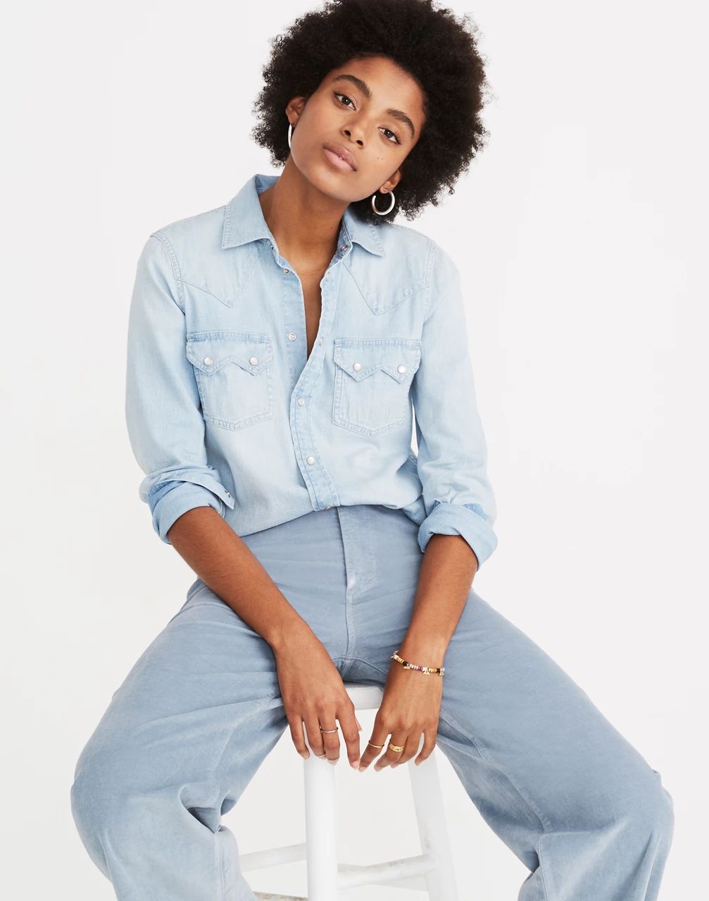 Denim Western Shirt | Madewell